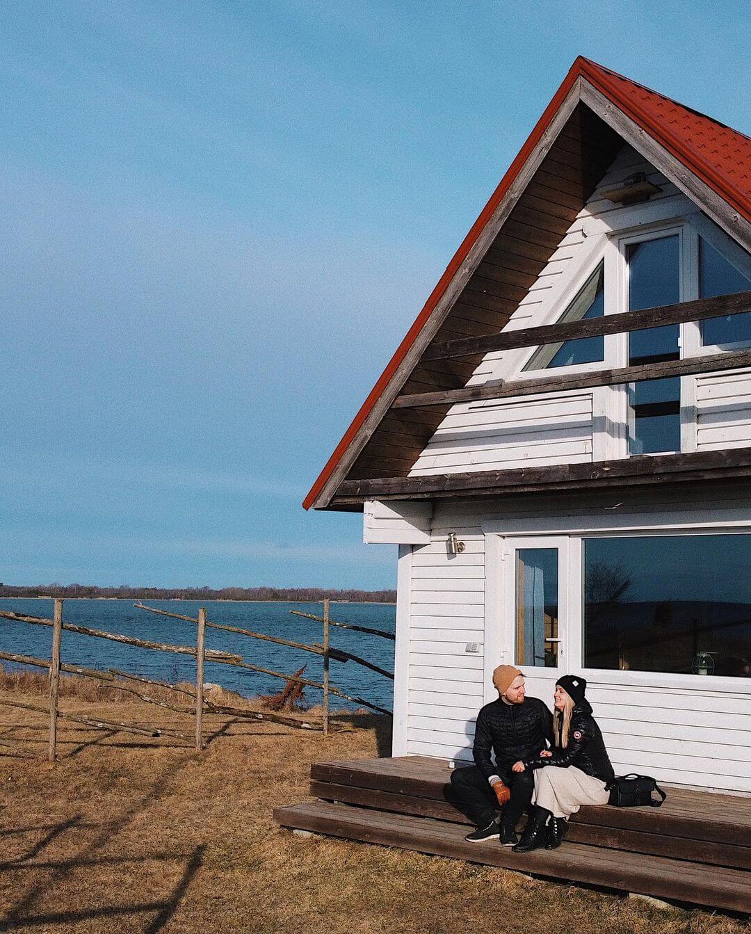 Kõiguste marina cottage in Saaremaa